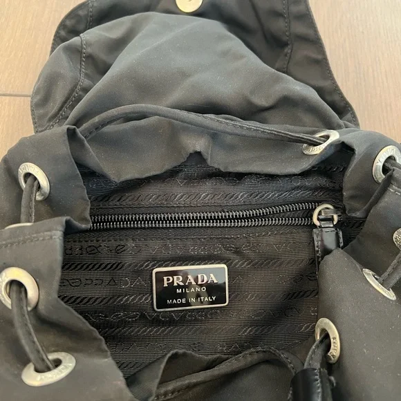 Prada Black Nylon Backpack - Picture 3 of 4